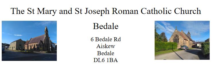 Two images of the Church and the postal address